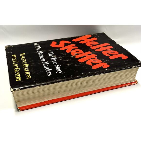 Helter Skelter Hardcover Book Vincent Bugliosi First Edition Manson Dust Cover - Picture 3 of 4